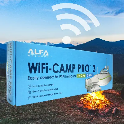 WiFi Camp Pro 3 от Alfa Network - гарантия стабильного интернета за городом